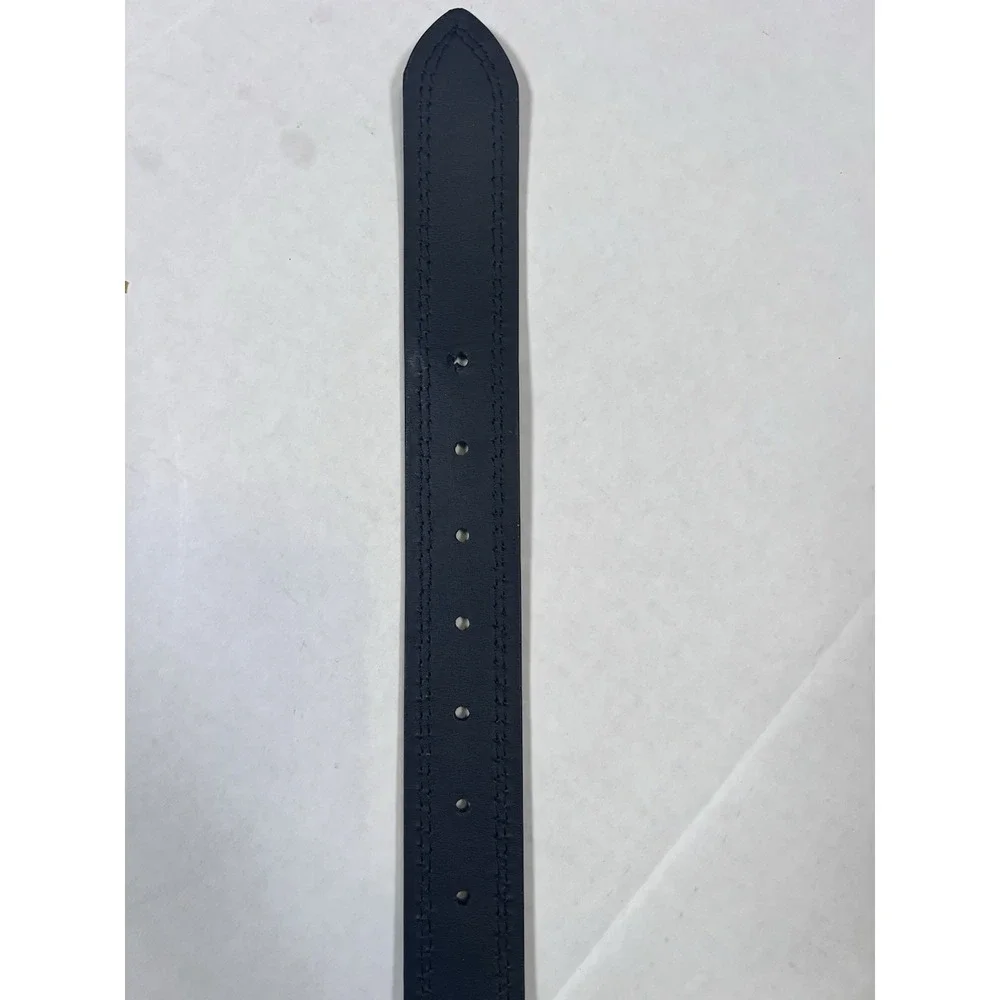 Beverly Hills Polo Club Belt Size 32 /‎ 34 Black Leather Silver Buckle New